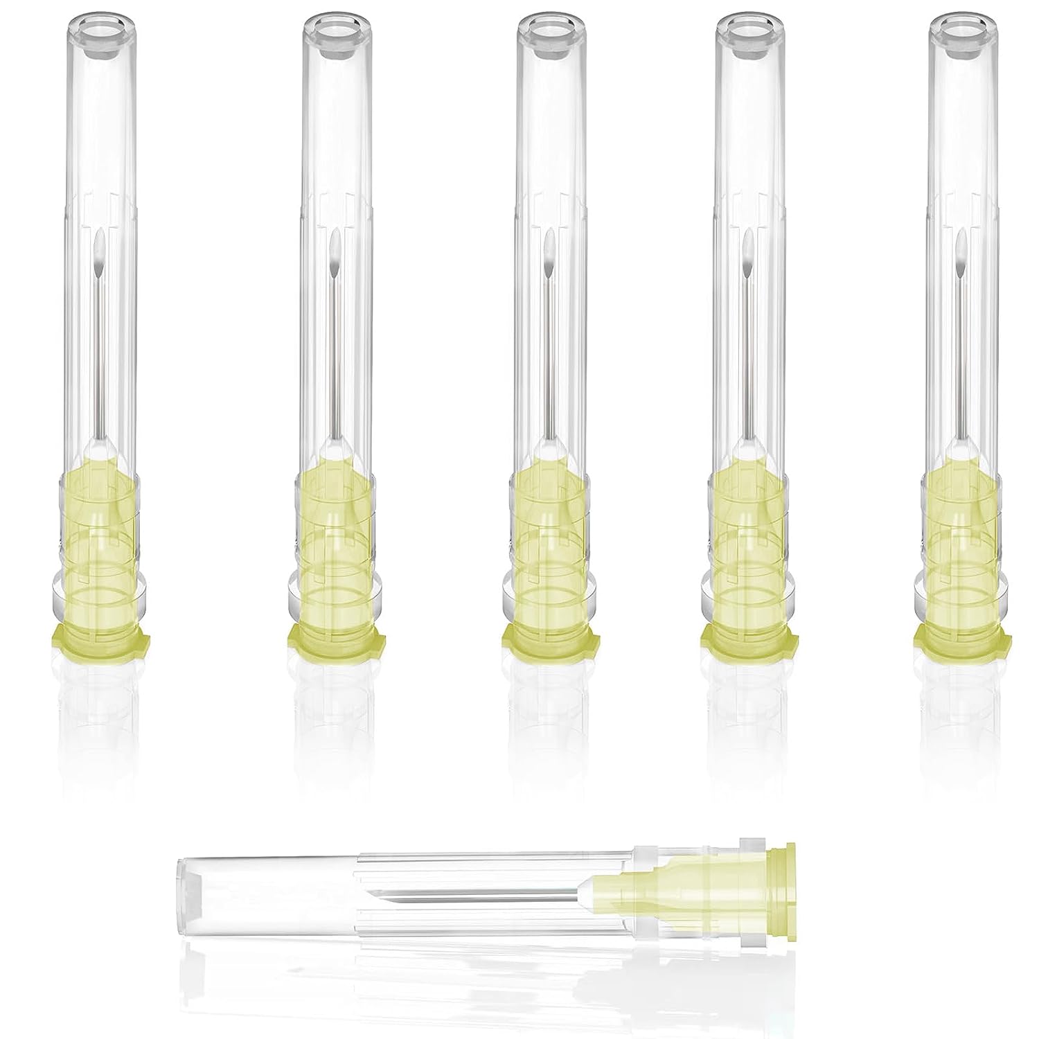 100 Pack 30 Gauge Needle 1/2 Inch, Lab Supplies Dispensing Syringe Needle Individual Sealed Package